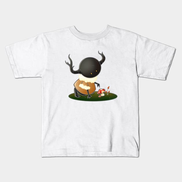 Fall Wendigo Kids T-Shirt by candice-allen-art